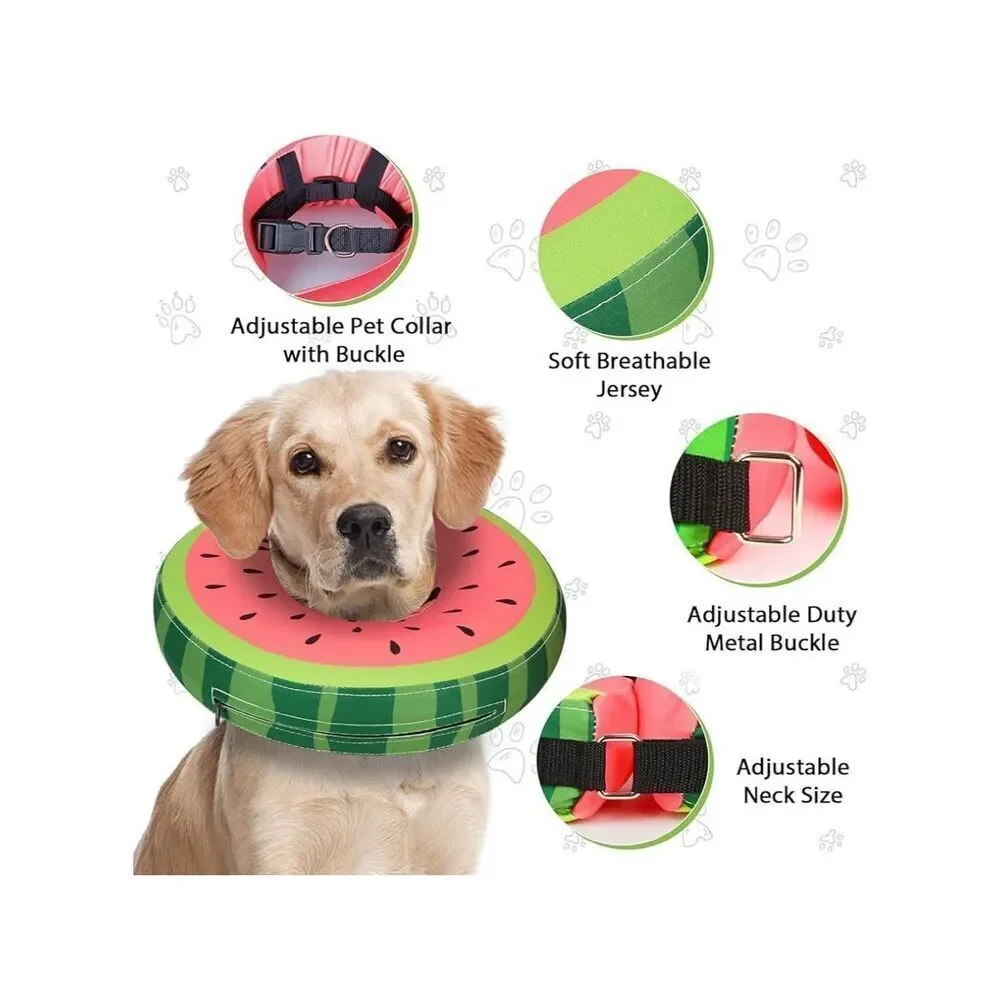 NEW Soft Dog Cone After Surgery Inflatable Pet Recovery Collar XL